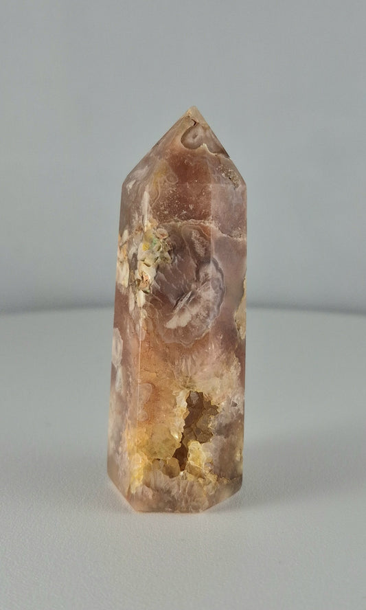 Pointe Tour Agate fleur 7cm / n°18