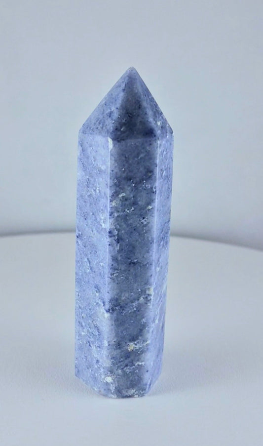Pointe Tour Aventurine Bleue 10cm / n°17