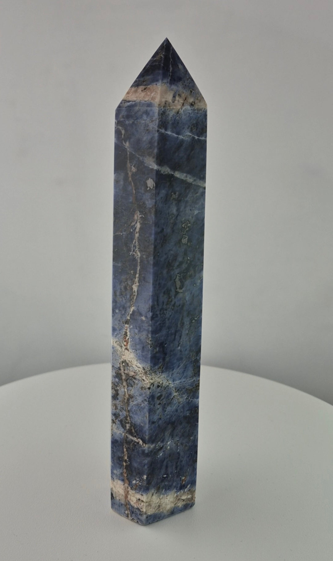 Pointe Tour polie Sodalite 22cm / n°19
