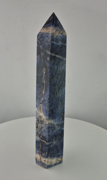 Pointe Tour polie Sodalite 22cm / n°19