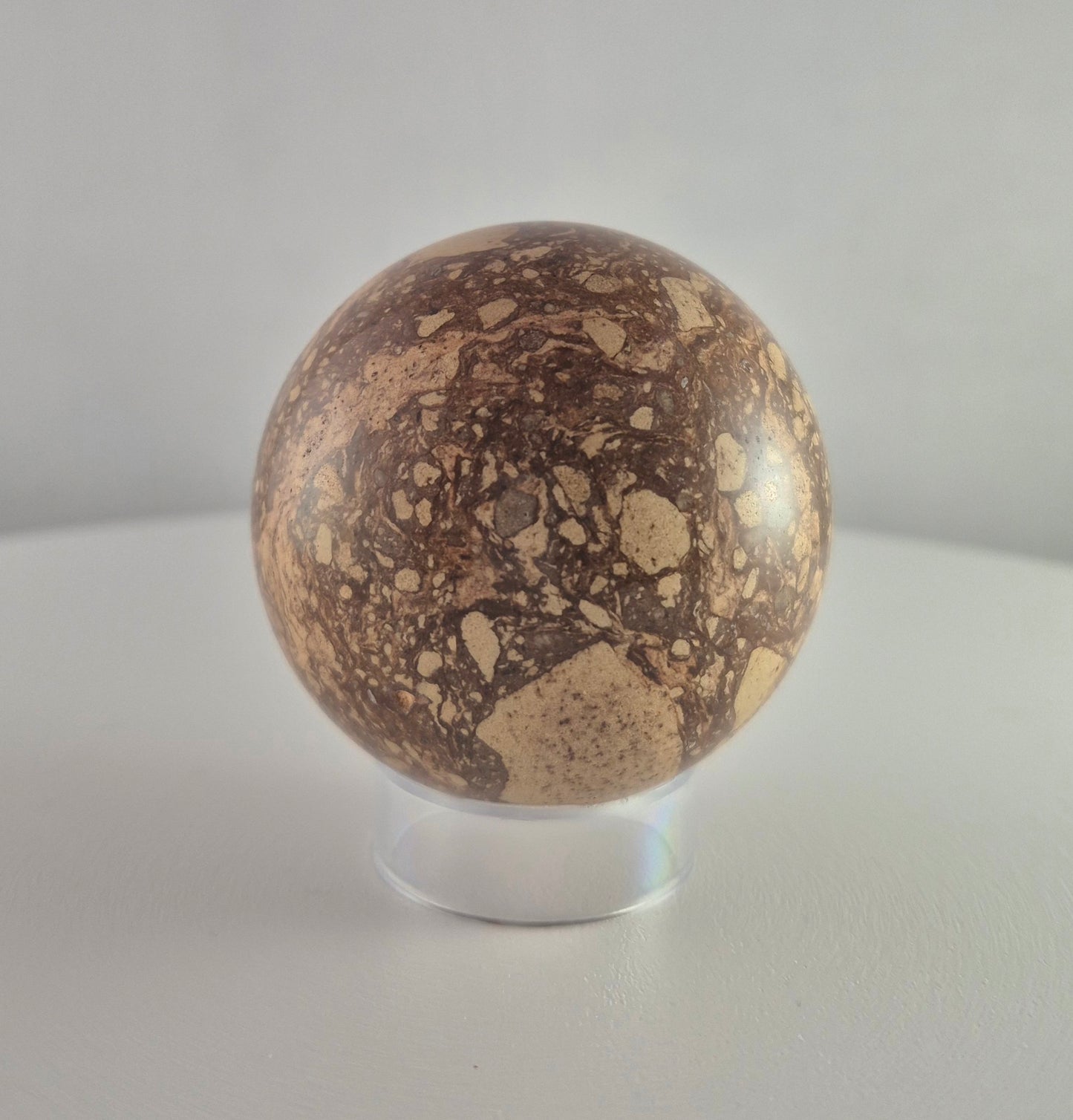 Sphère Jaspe rose 5,5cm / n°87