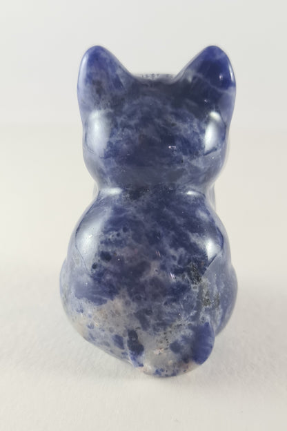 Figurine Chat Sodalite n°52