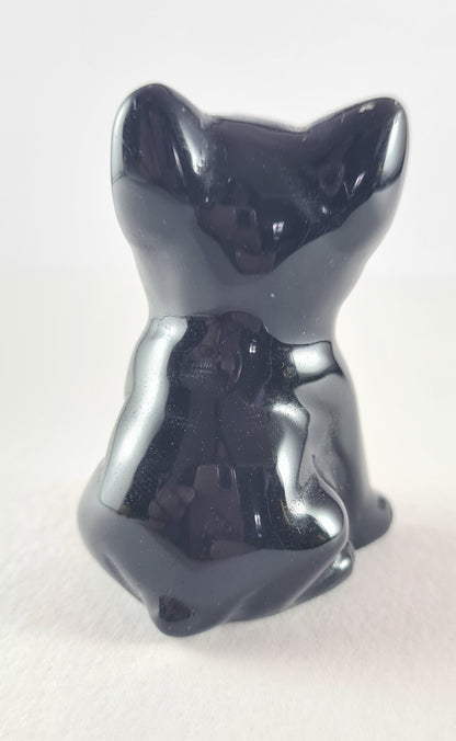 Figurine Bouledogue Obsidienne n°49