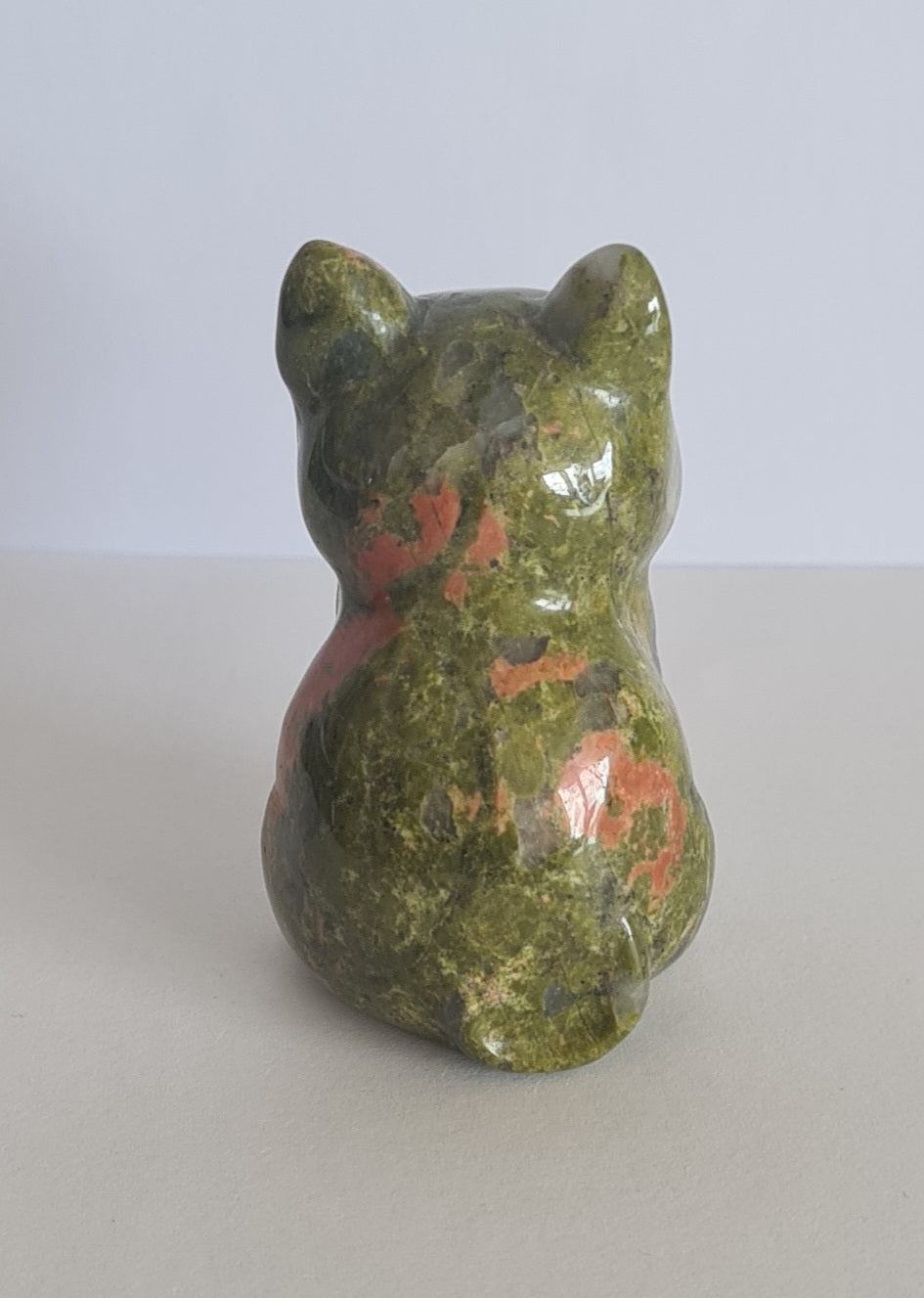 Figurine chat Unakite n°2