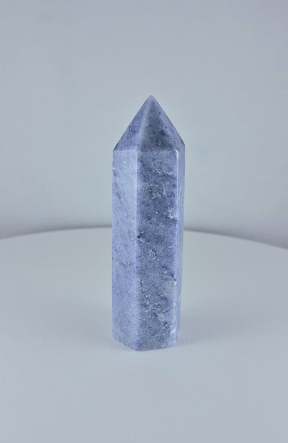 Pointe Tour Aventurine Bleue 10cm / n°17