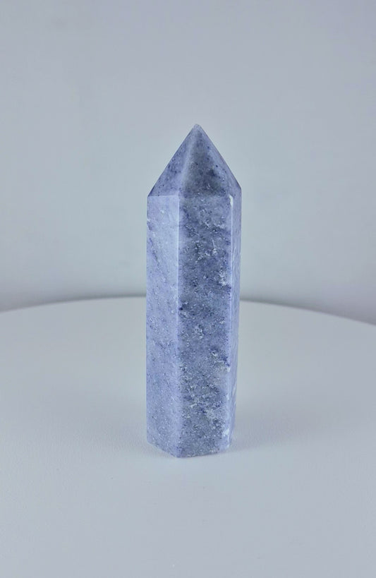Pointe Tour Aventurine Bleue 10cm / n°17