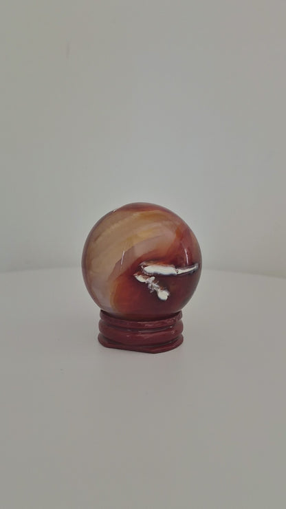 Sphère Cornaline 4,5cm / n°5