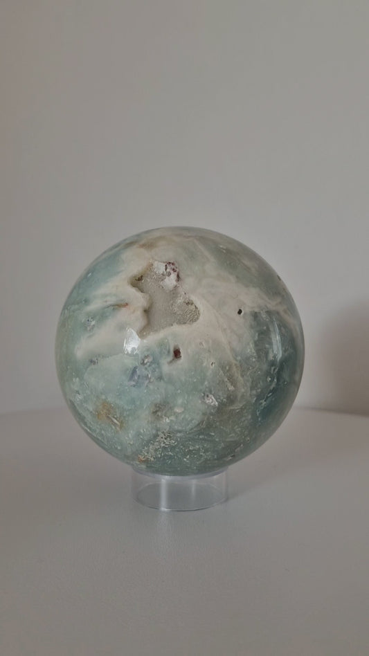 Sphère Calcite Caraïbes 7,5cm / n°89