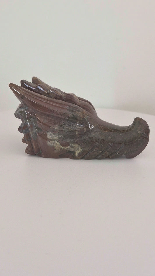 Tête de dragon Jaspe océan n°130