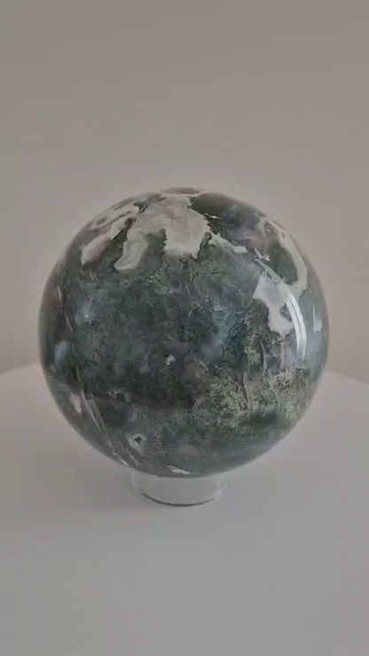 Sphère Agate mousse 11cm / n°105