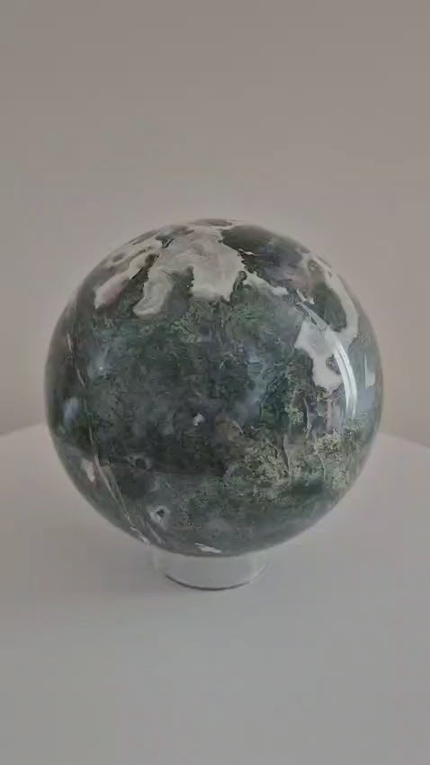 Sphère Agate mousse 11cm / n°105