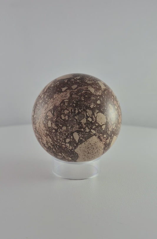 Sphère Jaspe rose 5,5cm / n°87