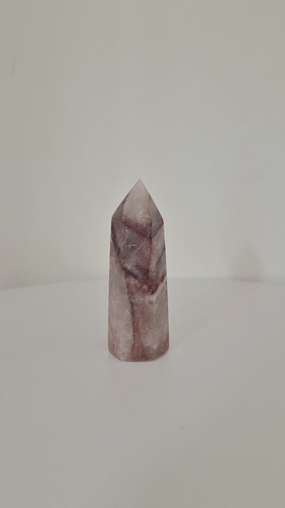 Pointe Tour Quartz Feu 7cm / n°109
